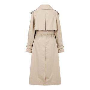 ロングトレンチコート女性用グリーントレンチコート2025年 - Product Image 6