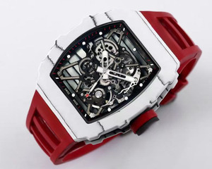 <span class=keywords><strong>Montre</strong></span> automatique mécanique pour hommes, <span class=keywords><strong>de</strong></span> luxe, haut <span class=keywords><strong>de</strong></span> gamme, en fibre <span class=keywords><strong>de</strong></span> carbone, couleur blanc et rouge, ultra-fine, étanche, <span class=keywords><strong>de</strong></span> 26 ans <span class=keywords><strong>de</strong></span> durée <span class=keywords><strong>de</strong></span> vie, pour le sport - Product Image 3