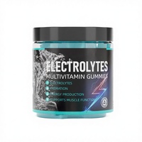 Gummies de créatine monohydrate électrolytique halal à marque privée, 60 unités, pour adultes, végétaliennes, sans sucre, 5000 mg, supplément pour la gestion de l'énergie