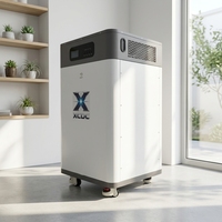 Station d'alimentation portable tout-en-un modulaire et empilable IP65 48V, batterie au lithium LiFePO4 pour stockage d'énergie solaire hybride 10-20 kW