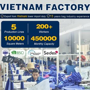 กระเป๋าเป้สะพายหลังกีฬาผ้าโพลีเอสเตอร์กันน้ำสำหรับใส่บาสเก็ตบอล เทนนิส แบดมินตัน วิ่งมาราธอน แบบมีเชือกผูก - Product Image 6