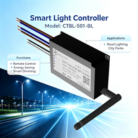 Contrôleur d'éclairage public 4G CTBL501BL SWIOTT CTBL501 intégré avec gradation 0-10V et compteur de précision RTC pour l'éclairage des tunnels autoroutiers