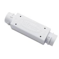 Luar ruangan tahan air IP66 10/100Mbps standar 1 in 1 Out POE Extender 500 meter jarak jauh 48V POE Repeater jaringan sakelar