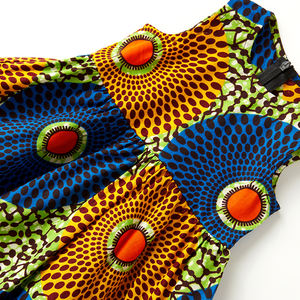 Vêtements de haute qualité, nouvelle mode, imprimé Ankara pour enfants, robes africaines pour petite fille, <span class=keywords><strong>robe</strong></span> Ankara pour enfants africains - Product Image 2