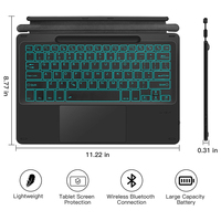 Clavier Magnétique Sans Fil de Haute Qualité pour Microsoft Surface Pro 11/10/9/8/X, Nouveau Produit en Gros