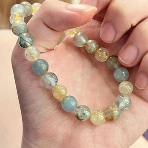 Pulsera de Piedra Natural con Cuentas de Vidrio Coloridas, Siete Chakras Curativos, Exclusiva, Económica, con Auditoría de Fábrica - Product Image 1