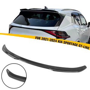 Alerón trasero de coche Haosheng, alerón trasero de plástico ABS, aspecto de fibra de carbono, alerón trasero para maletero para <span class=keywords><strong>KIA</strong></span> <span class=keywords><strong>Sportage</strong></span> GT-Line MK5 2021-2024 - Product Image 1