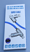 Cable de Carga Rápida Multifunción 4 en 1 de 100W PD, Cable de Transferencia de Datos USB-C a USB-C con Ángulo de 90 Grados para iPhone y Smartphones
