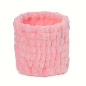 Bandeau de Spa en Polaire Corail pour Femme – Doux, Absorbant, Antidérapant, Idéal pour le Lavage du Visage, les Soins de la Peau et le Démaquillage – Extensible - Product Image 2