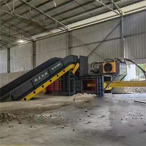 Mesin Press Hidrolik Kompak Otomatis Horizontal untuk Botol Plastik, Kertas Bekas, dan Karton, Kapasitas 300kg - Product Image 6