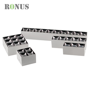 3W * 5 Bóng Đèn Trần Hình Chữ Nhật Bằng Nhôm <span class=keywords><strong>15W</strong></span> Đèn <span class=keywords><strong>LED</strong></span> COB Chiếu Sáng Tuyến Tính Đèn Âm Trần Gắn Bề Mặt - Product Image 4