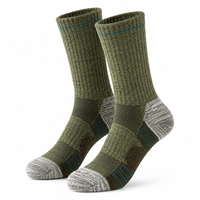 Chaussettes de randonnée professionnelles pour hommes en laine mérinos, épaisses, chaudes, pour le trekking en plein air, le ski, respirantes, anti-humidité, anti-odeurs