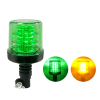 Nouvelle lampe de signalisation LED ambre haute luminosité 12W, étanche IP67, clignotante pour véhicules lourds SG-NR21B