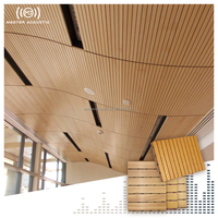 Panneau acoustique en bois rainuré MJ MASTER ACOUSTIC, absorption acoustique, imperméable, panneau mural décoratif, hôtel, appartement, design 3D