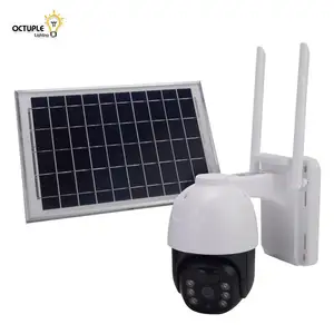 The Latest Real-Time Recording 6 Infrared+6 Spherical White Light+1 Status Light Solar Lights Outdoor With Camera