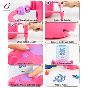 Chengji educativo interattivo <span class=keywords><strong>Robot</strong></span> giocattolo per bambini innovativo intelligente per bambini pittura <span class=keywords><strong>Robot</strong></span> carta giocattolo stile disegno educativo - Product Image 2