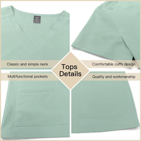 Nouvel ensemble de tenues professionnelles pour infirmières, médecins, dentistes, personnel hospitalier et de spa, incluant blouse et pantalon de travail, articles d'infirmier(ère) en gros