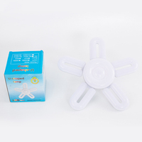 Lampe led E27 pliable en forme de U, ventilateur à énergie, design tendance, ampoule 2835 SMD B22, ventilateur de plafond