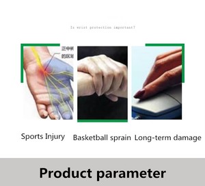 定制徽标铜纤维尼龙针织运动健身排球护腕套 - Product Image 5