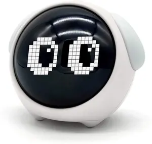 Bonita máquina de sonido, reloj despertador de noche, reloj de entrenamiento para dormir con luz nocturna para despertar, reloj despertador dual para niños, niñas y niños