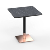 HUALIN-Table de restaurant en marbre moderne et simple, table de salle à manger robuste et durable pour restaurant, café et hôtel