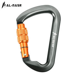 Mosquetón de Doble Bloqueo Al-Nasr, Gancho de Seguridad de Aleación de Aluminio, Equipo de Escalada - Product Image 2