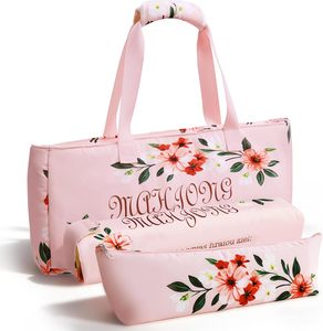Sacs de rangement vides pour tuiles et plateaux de Mahjong, sac de transport idéal pour le Mahjong américain, parfait pour les soirées de jeu, les activités communautaires, le camping ou les voyages - Product Image 1