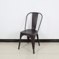 OEM/ODM pour chaise de loisirs empilable moderne en métal forgé avec cadre en bronze martelé