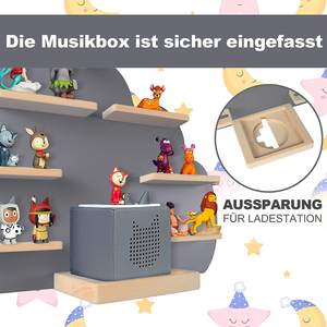 음악 상자를 위한 Toniebox 벽 선반과 호환이 되는 아이들의 선반 - Product Image 4