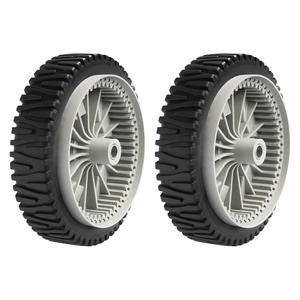 ล้อเครื่องตัดหญ้า 8 นิ้ว ลูกกลิ้งพลาสติก 2 ชิ้น A13016 2 ชิ้น สำหรับอะไหล่เครื่องตัดหญ้า - Product Image 1