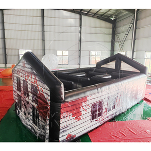 Juegos inflables de alta calidad Zombies Laberinto inflable y carrera de obstáculos para fiesta Laberinto inflable Commercia para alquileres - Product Image 6