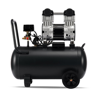 Compresseur d'air silencieux sans huile industriel portable TAHU avec pompe, capacité 50L, 1440 tr/min, 1500W, 2HP, 220V, modèle TH-1550