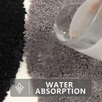 Factory Sale Non-Slip Abstract Microfiber Long Bath Runner Rug Boho Shaggy Tufted Bath Mat
