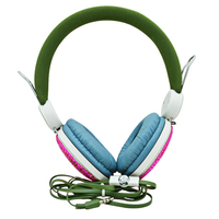 Casque filaire coloré avec grandes oreillettes souples pour PC, ordinateur portable, jeux, bureau, musique, vidéoconférence