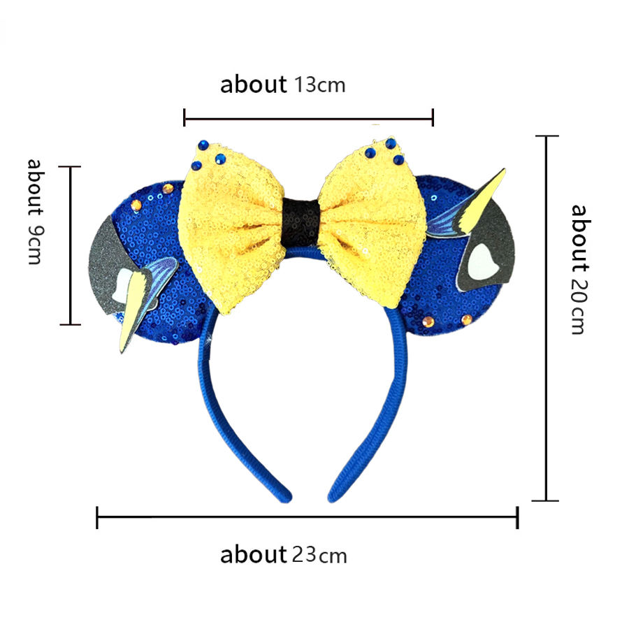 2025 Newest Cartoon Mouse Ears Headband Party Cosplay Mouse Hairband Women Festival Headwear Kid Hair Accessories