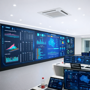 จอแสดงผล LED แบบ COB ความละเอียดสูง P0.9 P1.2 สำหรับห้องควบคุม <span class=keywords><strong>ศูนย์</strong></span>บัญชาการ คุณภาพสูง HDR จอวิดีโอวอลล์ในอาคาร แผงหน้าจอไมโคร LED - Product Image 4