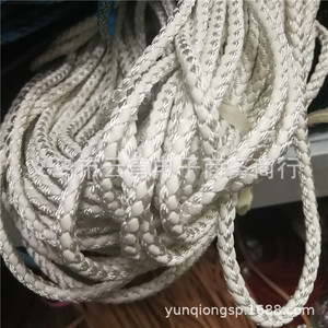 Cordon de bijouterie en PU tressé, 6 mm, rond, en similicuir, pour sacs, vente en gros, origine Yiwu - Product Image 4