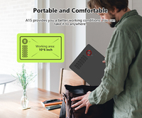 Tablette graphique à stylet numérique VEIKK A15 à haute pression 16k avec 12 touches de pression pour les débutants et les professionnels