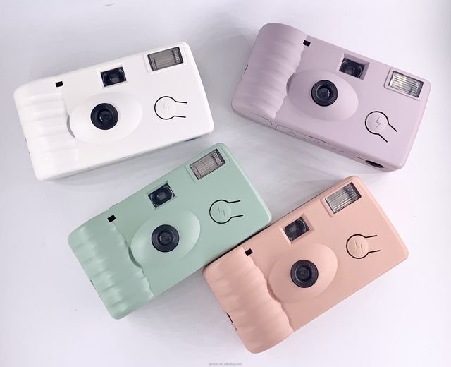Premium Vintage Retro Premium Colorful Disposable 35mm Film Camera With Flash