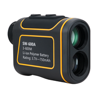 10PCS SNDWAY Télémètre laser à longue portée 600m avec grossissement 6X pour le golf et la chasse