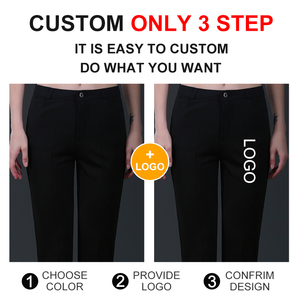 <span class=keywords><strong>Pantalon</strong></span> <span class=keywords><strong>de</strong></span> Chef <span class=keywords><strong>Femme</strong></span> Extensible Haute Qualité avec Logo Imprimé – Vêtements <span class=keywords><strong>de</strong></span> Chef Assortis à un <span class=keywords><strong>Pantalon</strong></span> Élastique – Vente en Gros - Product Image 3