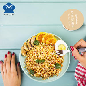 Sopa sin <span class=keywords><strong>gluten</strong></span> Tazas de fideos ramen instantáneos Sopa de ramen baja en sodio Fideos veganos instantáneos sin OGM - Product Image 2