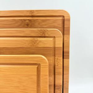 Bamboo Cutting Board <b>Set</b> 36x20cm 40.8x24.8cm 45.5x29.5cm With Handle Rectangle Chopping Blocks - Product Image 2