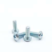 6-32 M3x16 Phillips SS Vis à métaux à tête cylindrique ronde croisée en acier inoxydable Din7985