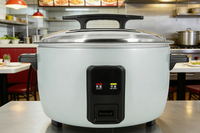 Cuisinière à riz de haute qualité, dernier modèle, pour usage hôtelier, directement de l'usine chinoise, grande capacité, forme de tambour