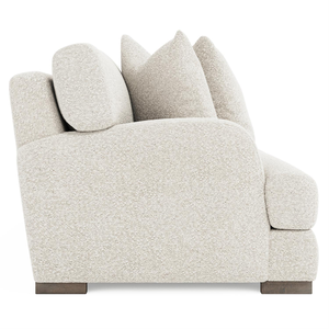 Cojines de felpa lujosamente suaves para sofá moderno con brazos altos, juego de sofás de tela de lujo para sala de estar moderna, muebles para sala de estar. - Product Image 4