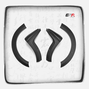 อะไหล่กระจกไฟเบอร์สำหรับ Fiat Abarth 500 S3อะไหล่ล้อด้านหน้าตัวถังกว้าง4ชิ้น - Product Image 1