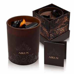 Candela Profumata AIKUN Sicura per la Gravidanza, in Cera di Soia Non Tossica, in Barattolo, per Regalo <span class=keywords><strong>Doccia</strong></span>, Decorazione Cameretta e Relax per la Futura Mamma - Product Image 2