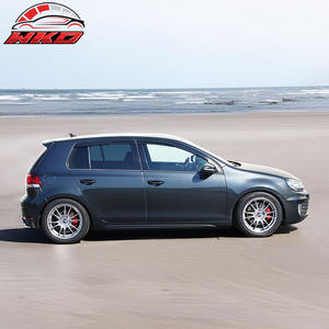 Pour VW Golf MK6 GTI 10-14, déflecteurs d'air en acrylique style Mugen, 4 pièces - Product Image 2