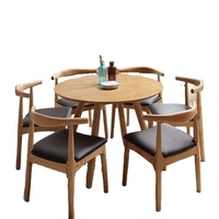 Meubles de salle à manger en bois massif au design moderne, tables et chaises de restaurant personnalisées par les fabricants